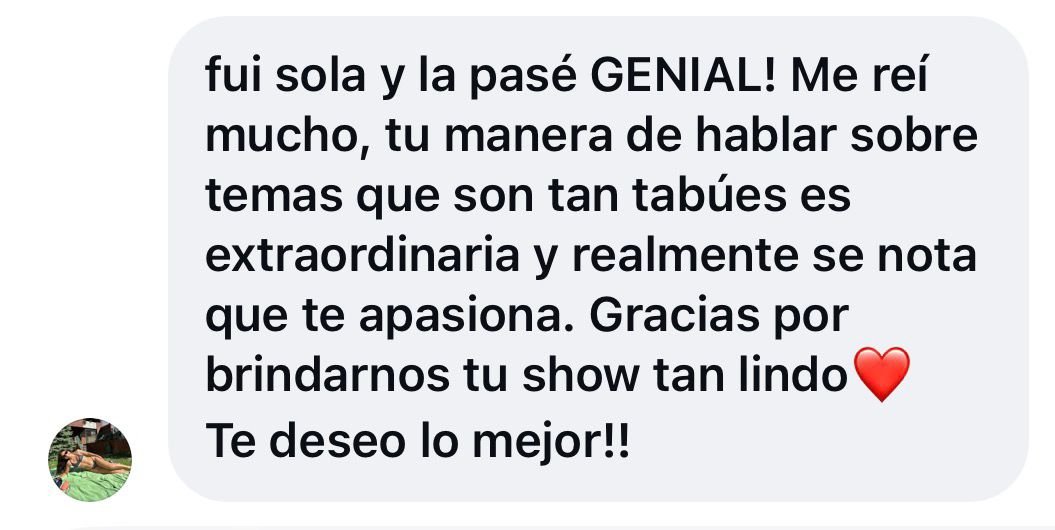 Opinión del show